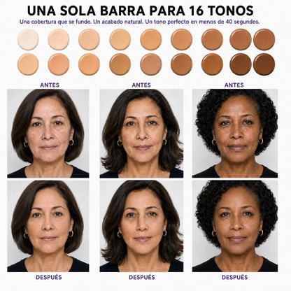 Base de Maquillaje Adaptativa Antiedad de QELORAL