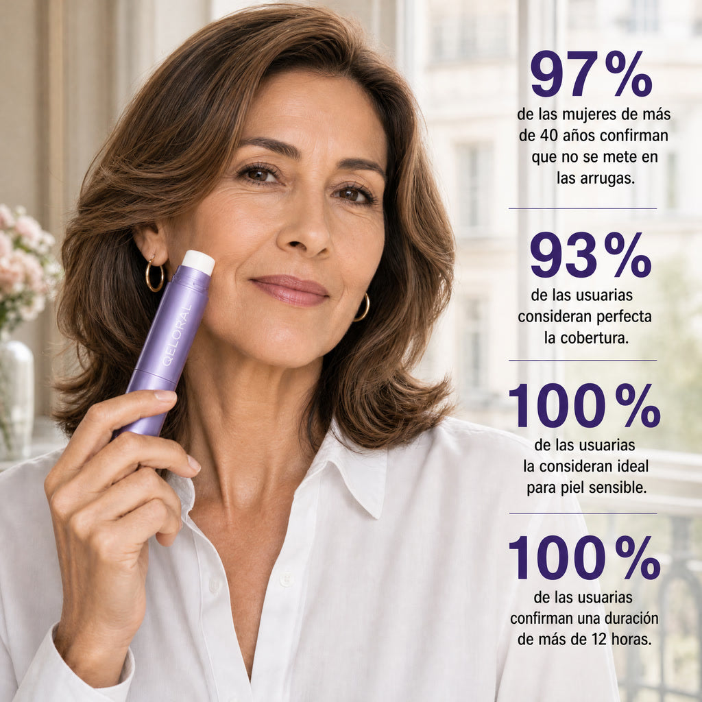 Base de Maquillaje Adaptativa Antiedad de QELORAL